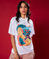 Chineese Dragon Printed Oversized Tshirt